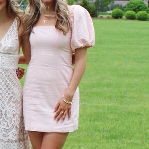 SNDYS Tuscany Dress - Baby Pink